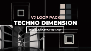 El VJ Pack Techno Dimension es un pack de visuales diseñado para acompañar sets de música techno y electrónica, puedes descargarlo y utilizarlo para tu próximo proyecto de dj set o vj set