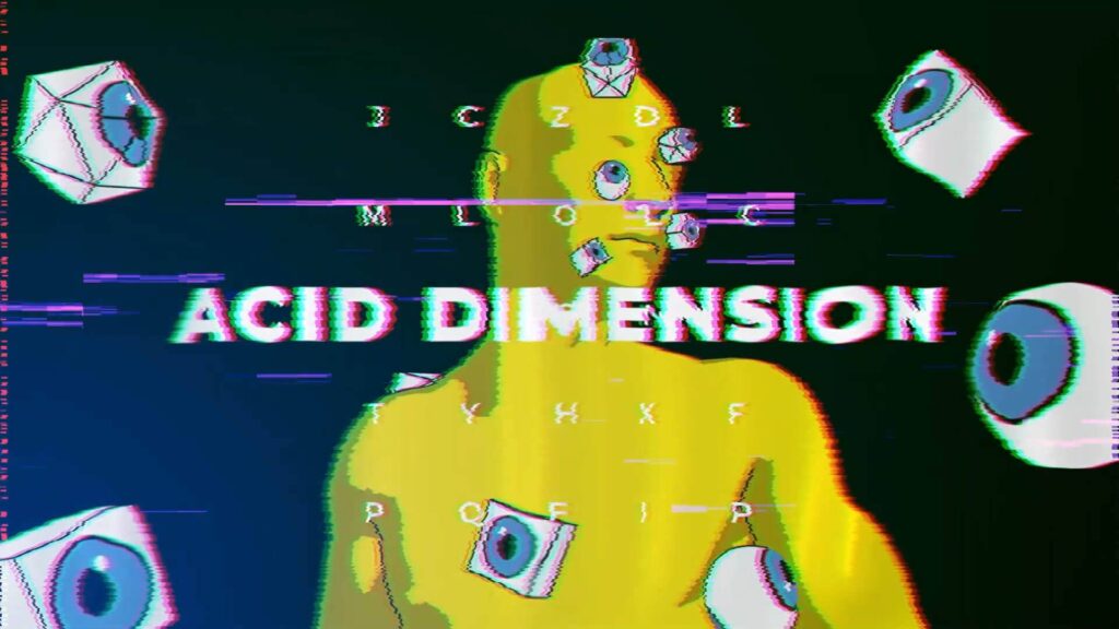 Acid Dimension VJ Pack by Crazy Artist, descubre le pack de visuales para producciones de acid techno, acidcore, tekno y más