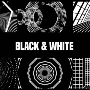 Descubre el VJ Pack Black and White en Crazy Artist 3D. Un pack de visuales geométrico en blanco y negro que incluye 17 clips