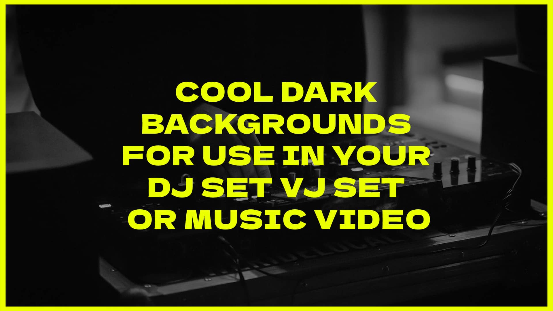 Cool Dark Backgrounds for use in your DJ set VJ set or Music Video blog post by crazyartist 3d