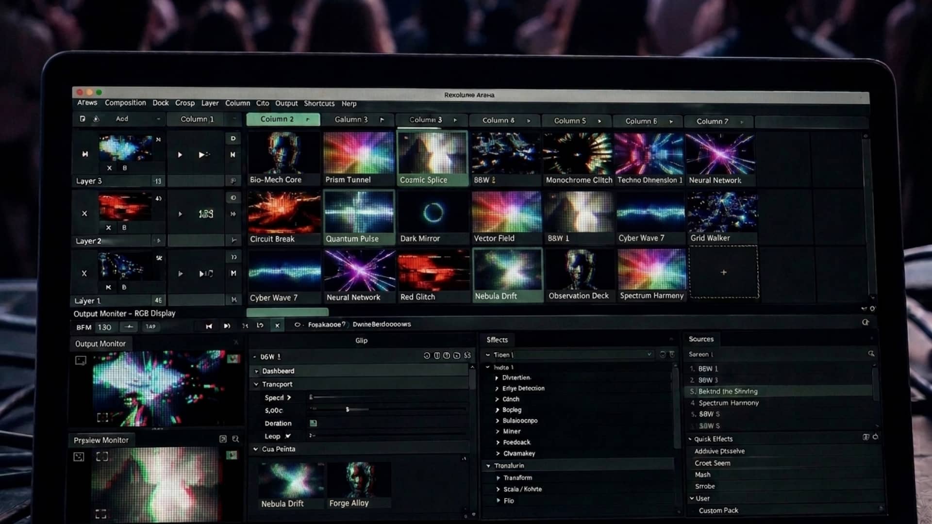 Explora efectos para Resolume Arena para vjs