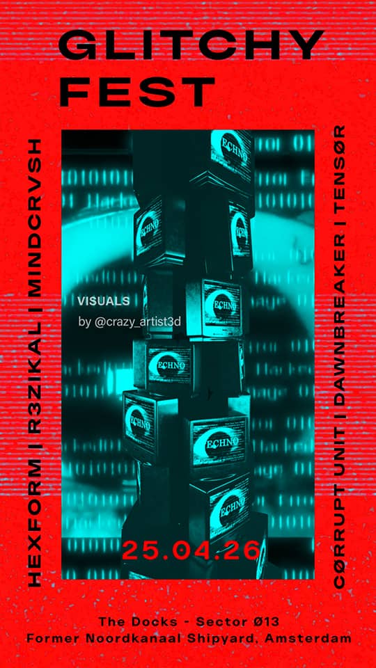 Discover the Hardtechno Style in article What style of flyer needs your techno event? Subgenre guide