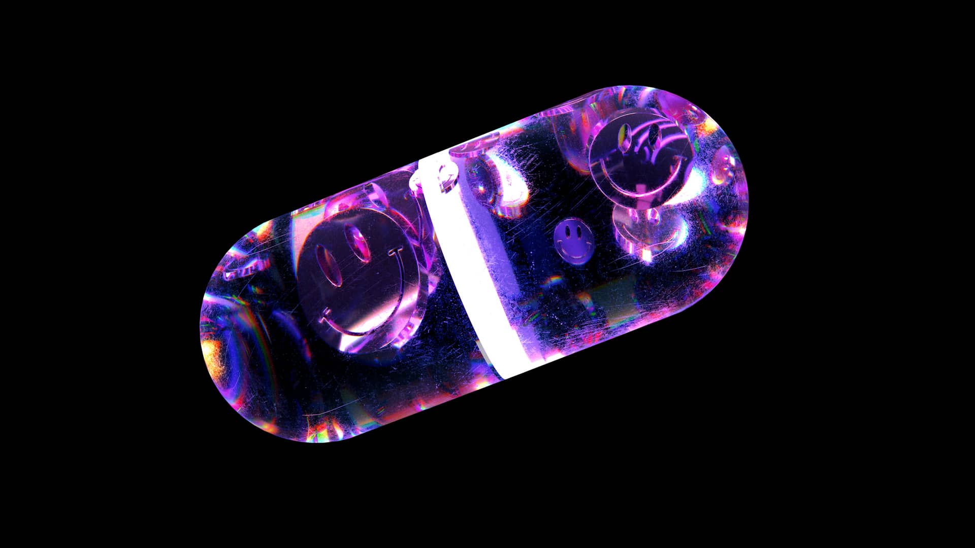 Acid Pill VJ Loop is an acid and eye-catching visual full of acid smileys ideal for both clubs and music festivals