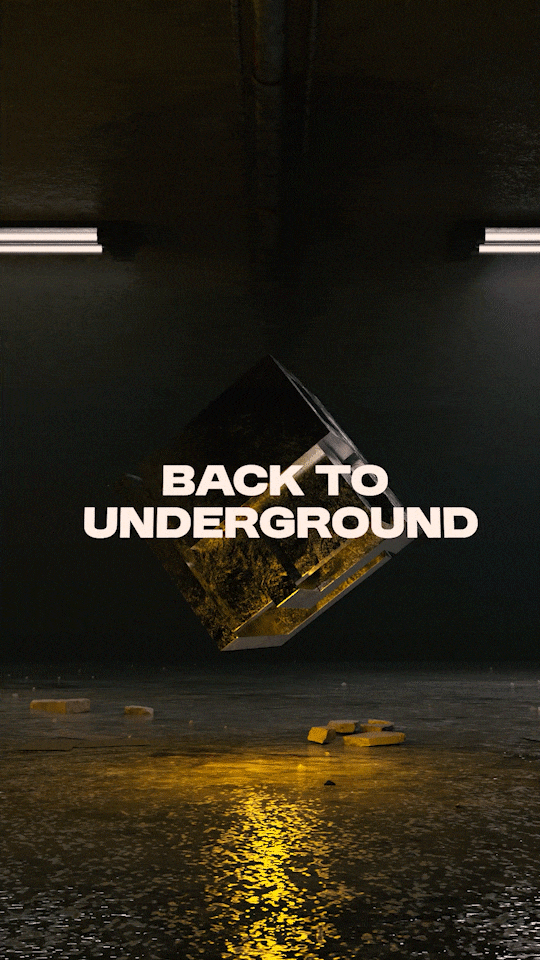 Back to Underground 3D Flyer Design by Crazy Artist 3D