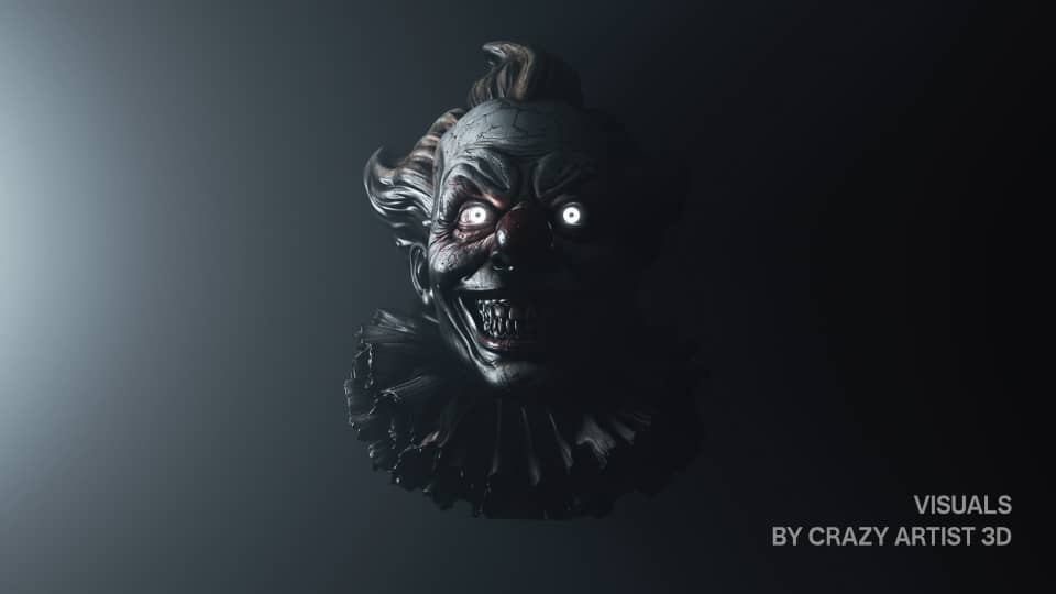The Clown of Terror VJ Loop ready for your next halloween party