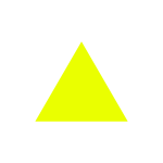 Icono Triangulo amarillo