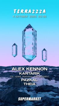 Terrazzza Zürich 3D Flyer Design made for event 4/10/25